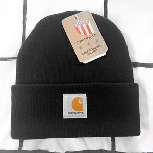NWT Black Carhartt Beanie